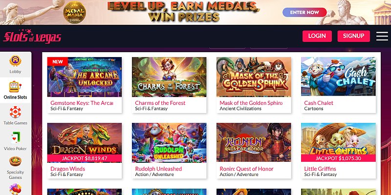 Slots of Vegas online casino games
