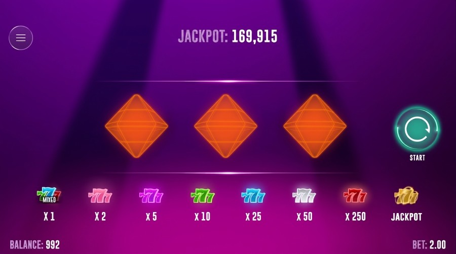 777 Deluxe Progressive Jackpot feature