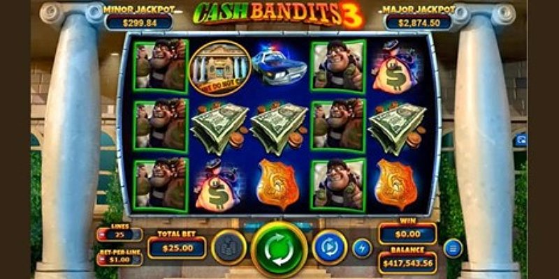 Playing Cash Bandits 3 on Mobile